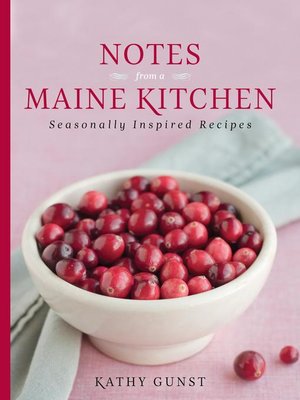 cover image of Notes From a Maine Kitchen